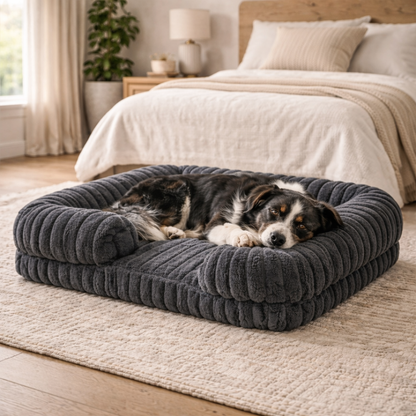 Kenzie Orthopaedic Dog Bed  - Fossil