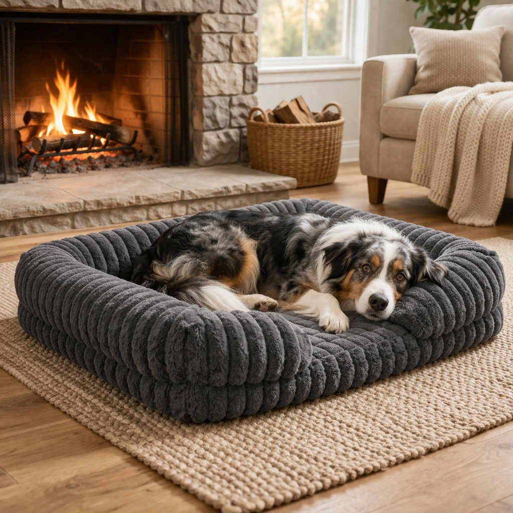 Kenzie Orthopaedic Dog Bed  - Fossil