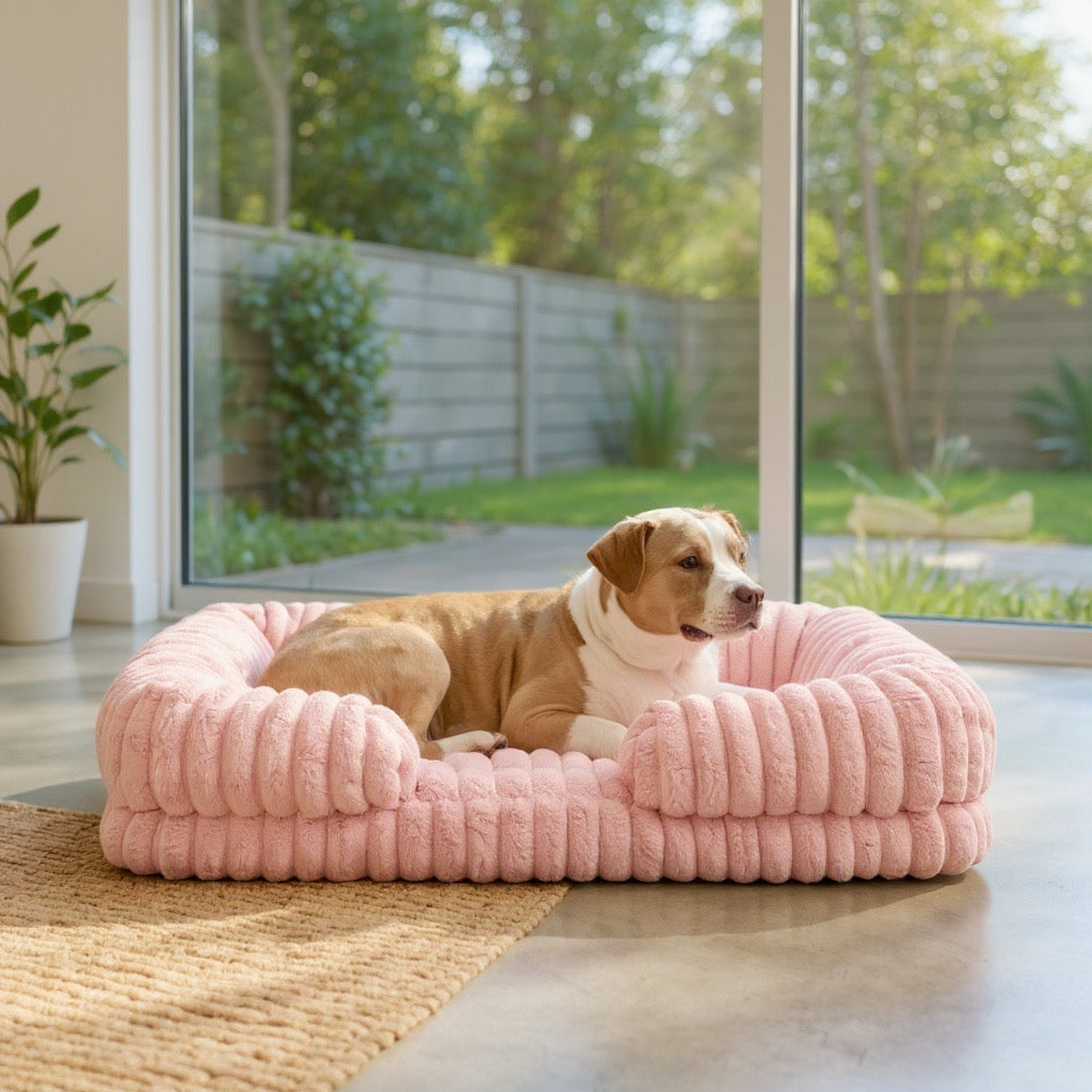 Kenzie Orthopaedic Dog Bed  - Petal