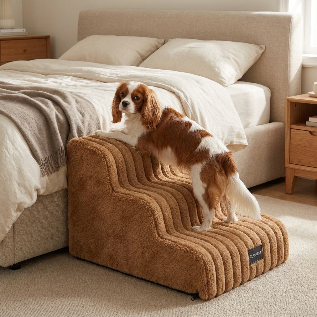 Kenzie Orthopedic Stairs — Caramel