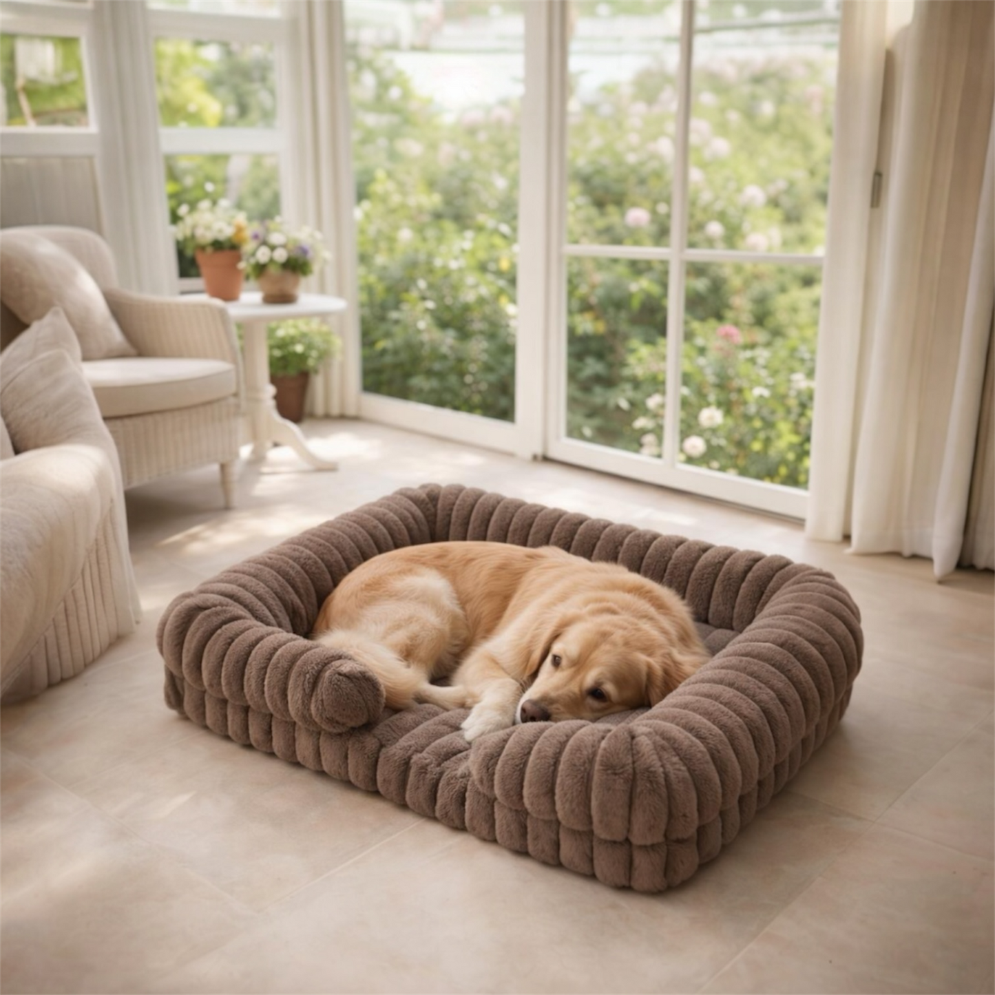 Kenzie Orthopaedic Dog Bed - Moka