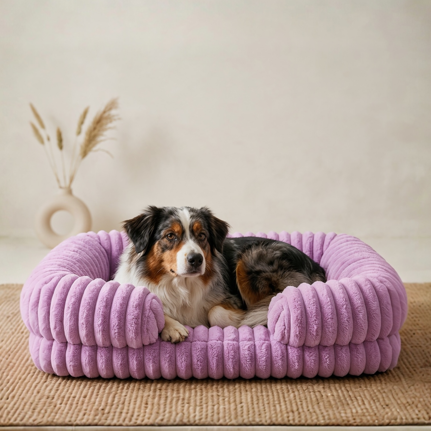 Kenzie Orthopaedic Dog Bed  - Plum