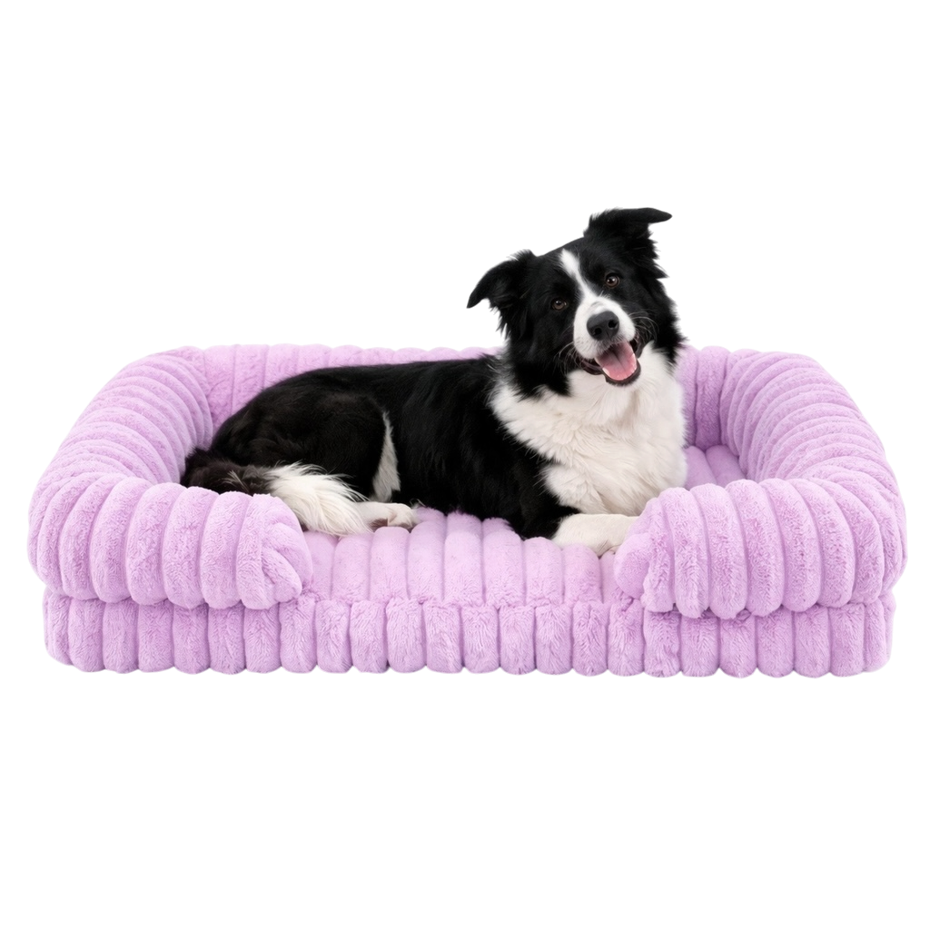 Kenzie Orthopaedic Dog Bed  - Plum