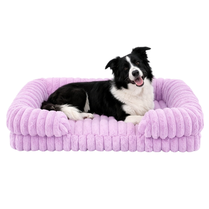 Kenzie Orthopaedic Dog Bed  - Plum