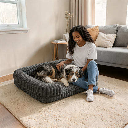 Kenzie Orthopaedic Dog Bed  - Fossil