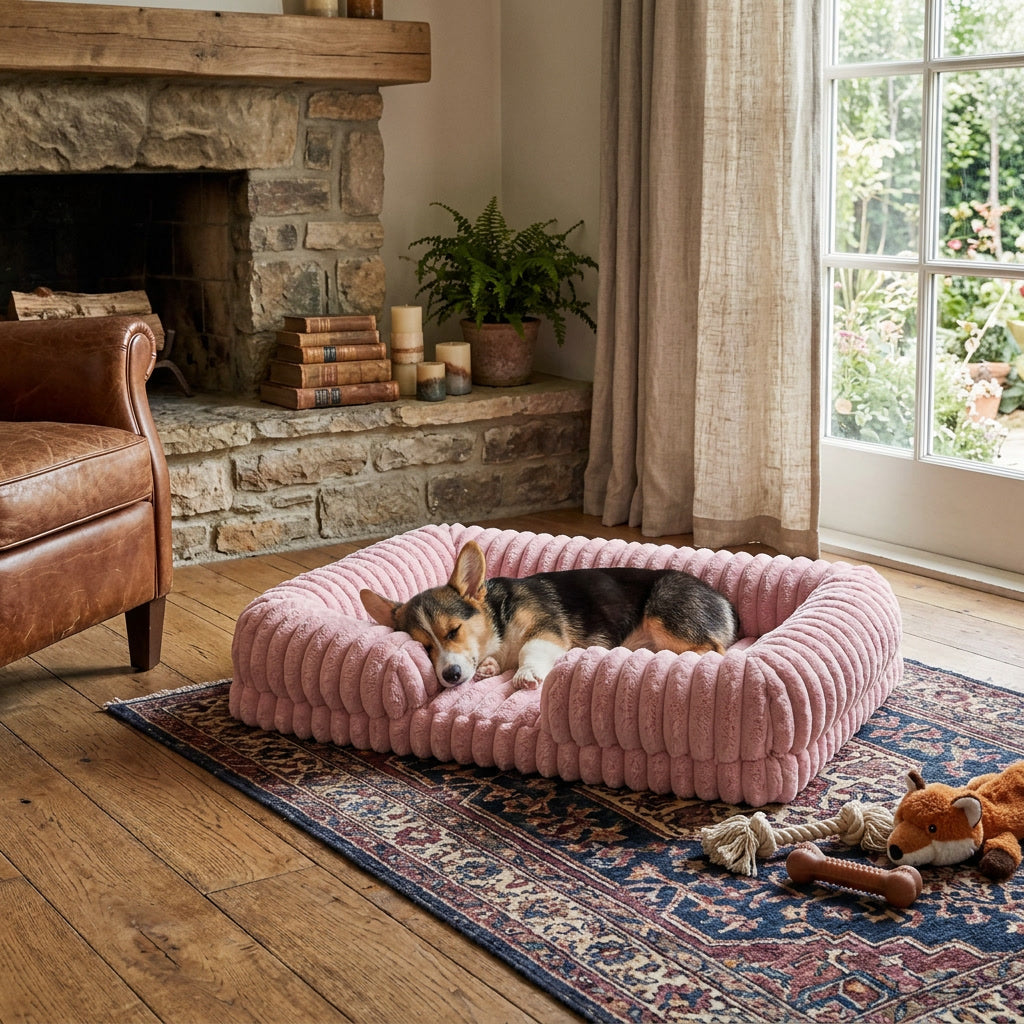 Kenzie Orthopaedic Dog Bed  - Petal