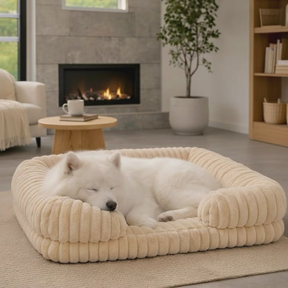 Kenzie Orthopaedic Dog Bed - Sand
