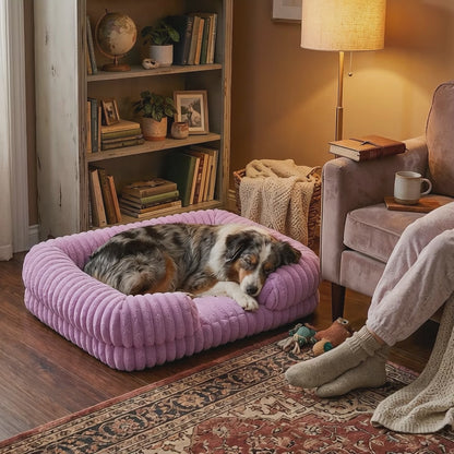 Kenzie Orthopaedic Dog Bed  - Plum