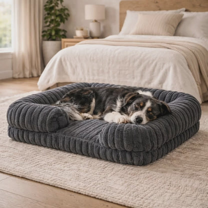Kenzie Orthopaedic Dog Bed  - Fossil