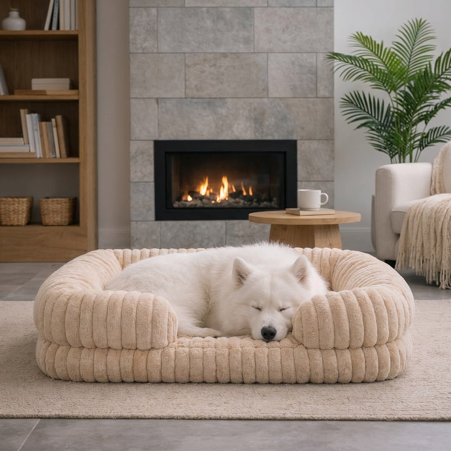 Kenzie Orthopaedic Dog Bed - Sand