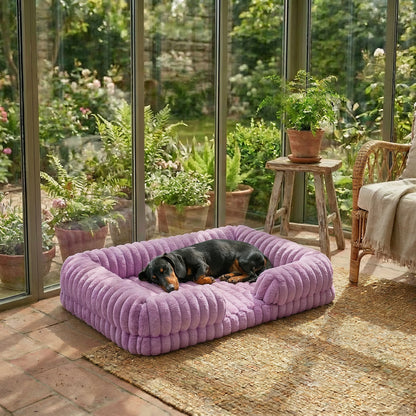 Kenzie Orthopaedic Dog Bed  - Plum